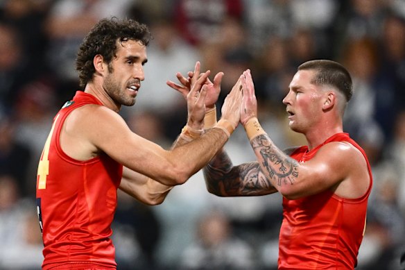 Hawthorn have been linked to Gold Coast pair Ben King and Bailey Humphrey.