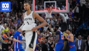 NBA Finals: Victor Wembanyama rues late turnover as Knicks take 2-0 lead over Spurs