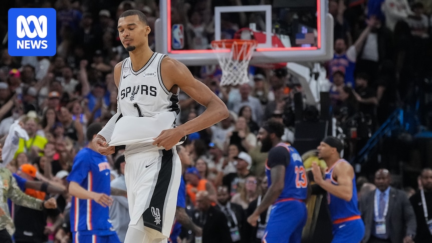 NBA Finals: Victor Wembanyama rues late turnover as Knicks take 2-0 lead over Spurs