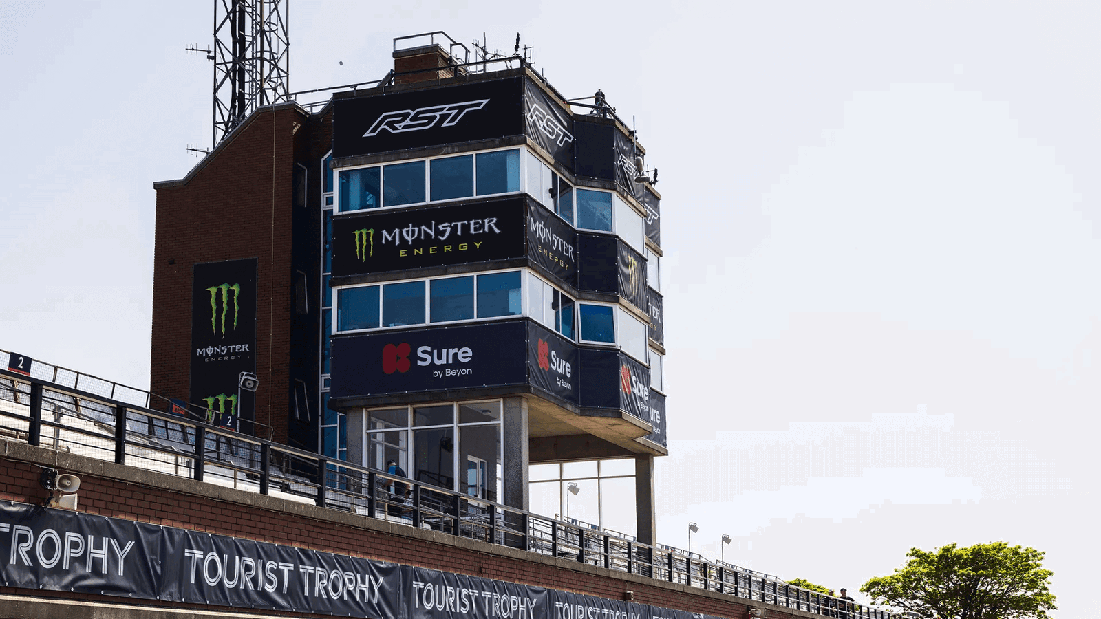 Race control tower, Isle of Man TT. Credit: Isle of Man TT.
