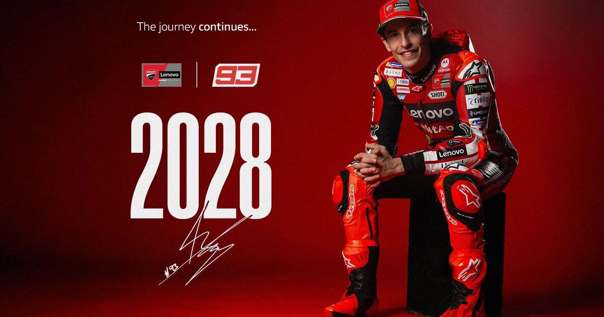 Marc Marquez confirmed with the Ducati Lenovo Team in 2027 and 2028