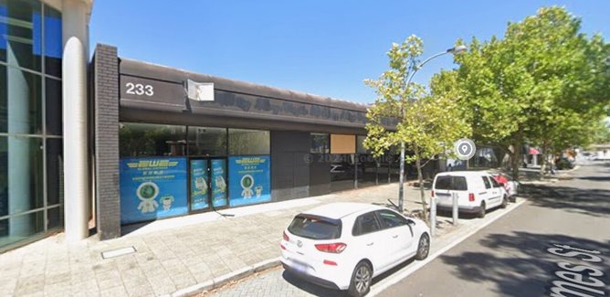 The current vacant site at 233 James Street, Northbridge.