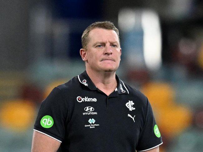 Adam Simpson will be involved in the search for Michael Voss’s replacement.