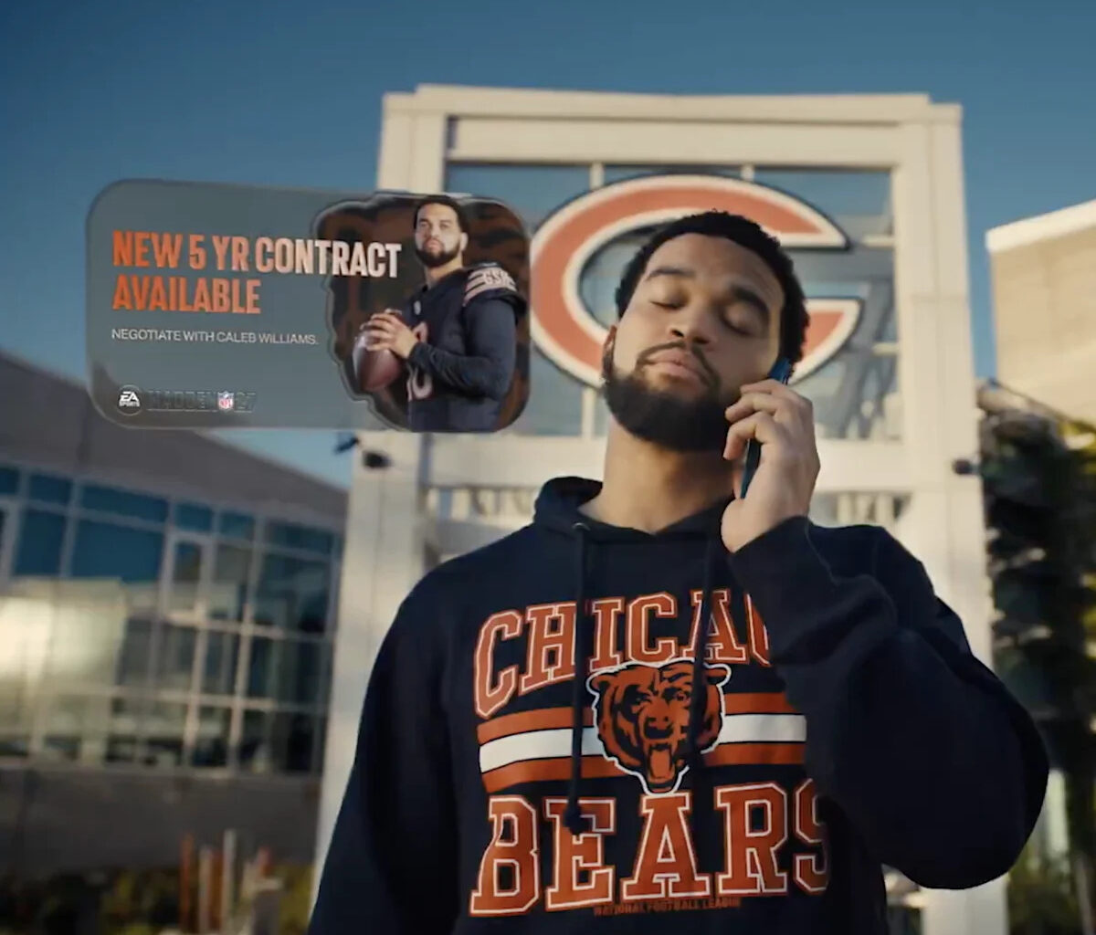Check out the Madden NFL 27 trailer featuring Caleb Williams and a new Bears GM