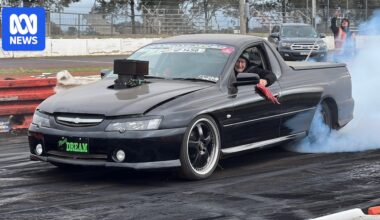 Lorraine 'Nan' Tuckett learned the art of doing burnouts at the age of 78