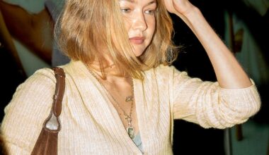 Gigi Hadid's Bradley Cooper Gold Dog Tag Necklace: Cost & More Details