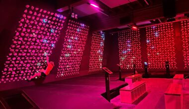 roq hiit climbing classes: a climber worked a kilter board