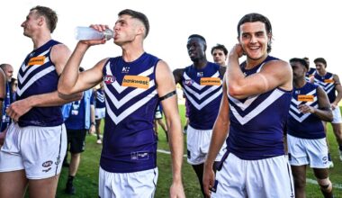 Fremantle Dockers coach Justin Longmuir and star Hayden Young say break for bye will not be used to relax