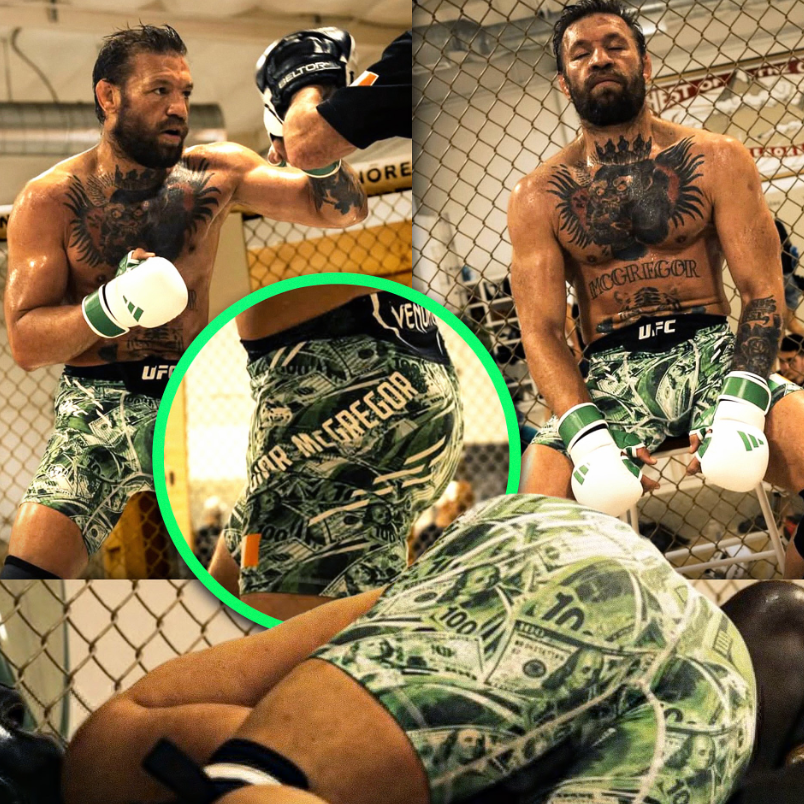 McGregor Unveils Custom 'Money' Shorts