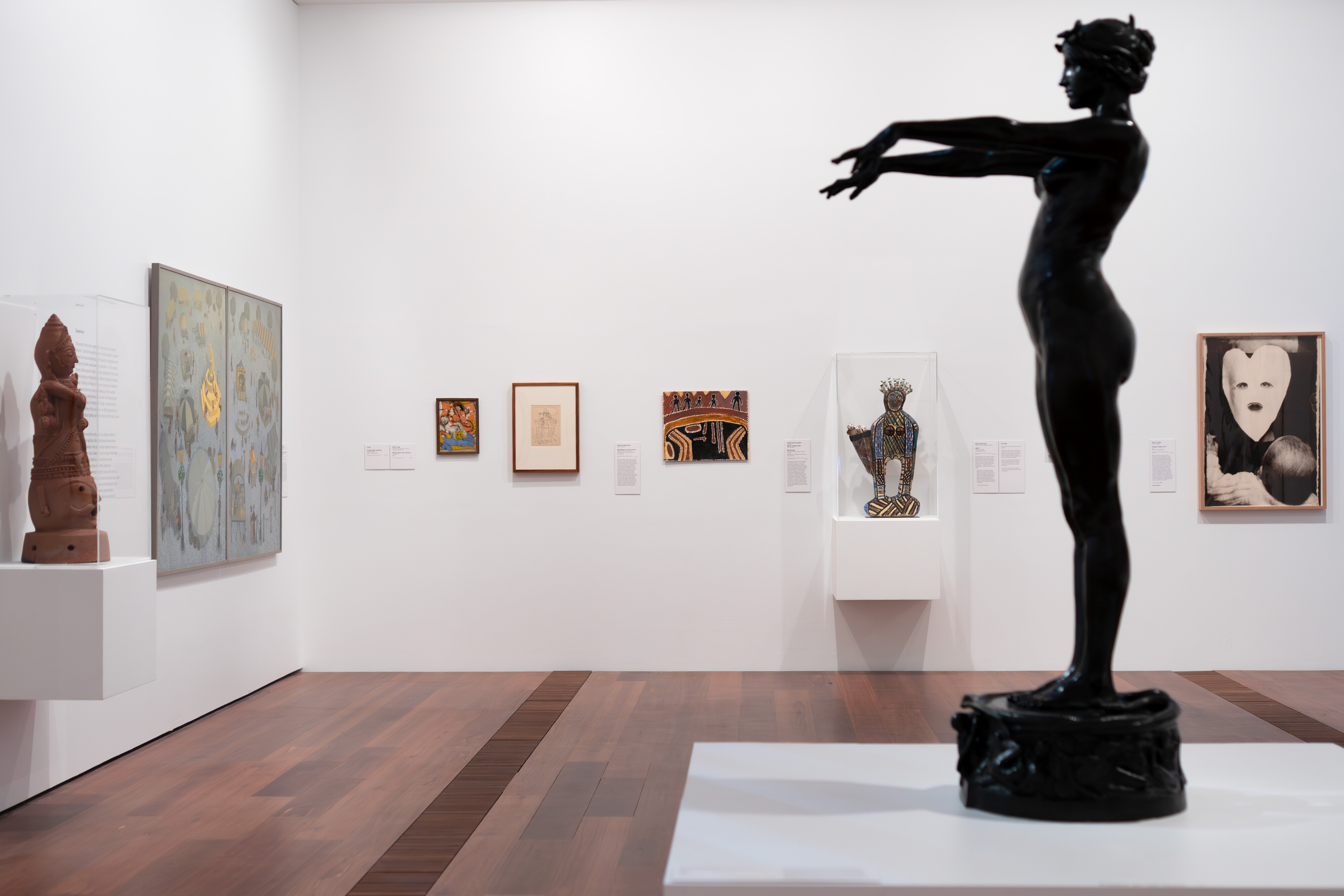 <p>Installation view of <em>MOTHER: Stories from the NGV Collection</em>, on display from 27 March —12 July 2026 at The Ian Potter Centre: NGV Australia, Melbourne. Photo: Phoebe Powell.</p>
