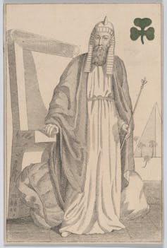 King (Saladin from Egypt), from 'Court Game of Geography'