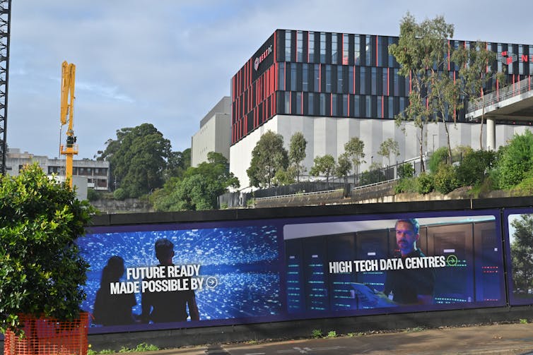 A Data Centre construction site