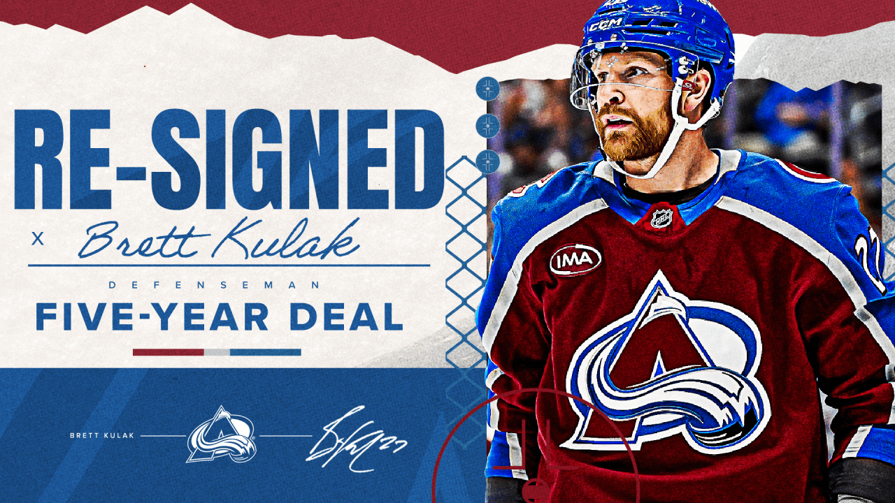 Avalanche Re-Signs Kulak | Colorado Avalanche