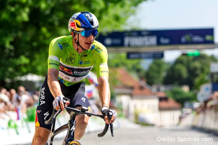 Florian Lipowitz at the 2026 Tour of Slovenia