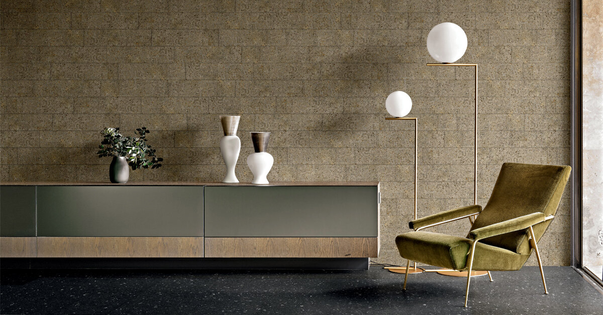 florim recycles volcanic lava stone into small-format interior tiles