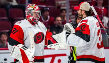 Hurricanes undecided on starting goalie for Game 4 of Cup Final