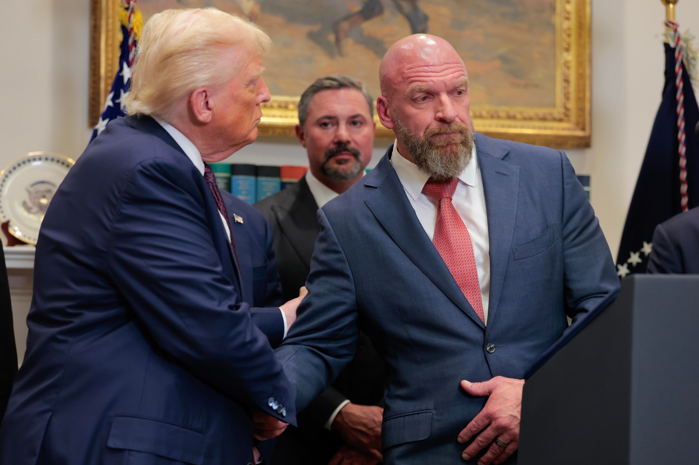 President Trump Signs Executive Order In White House’s Roosevelt Room