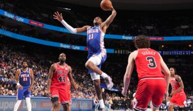 How can Justin Edwards become a consistent part of the Sixers’ rotation?