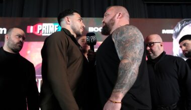 Tommy Fury vs. Eddie Hall weigh-in video