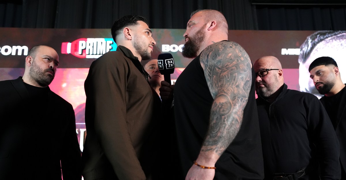 Tommy Fury vs. Eddie Hall weigh-in video
