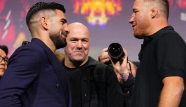 Ilia Topuria fires back at Justin Gaethje’s dad calling him ‘little short guy’ before UFC White House clash