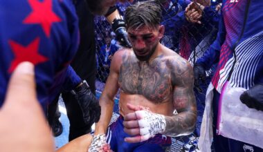 Merab Dvalishvili reveals Ilia Topuria was ‘fighting blind’ after first round against Justin Gaethje