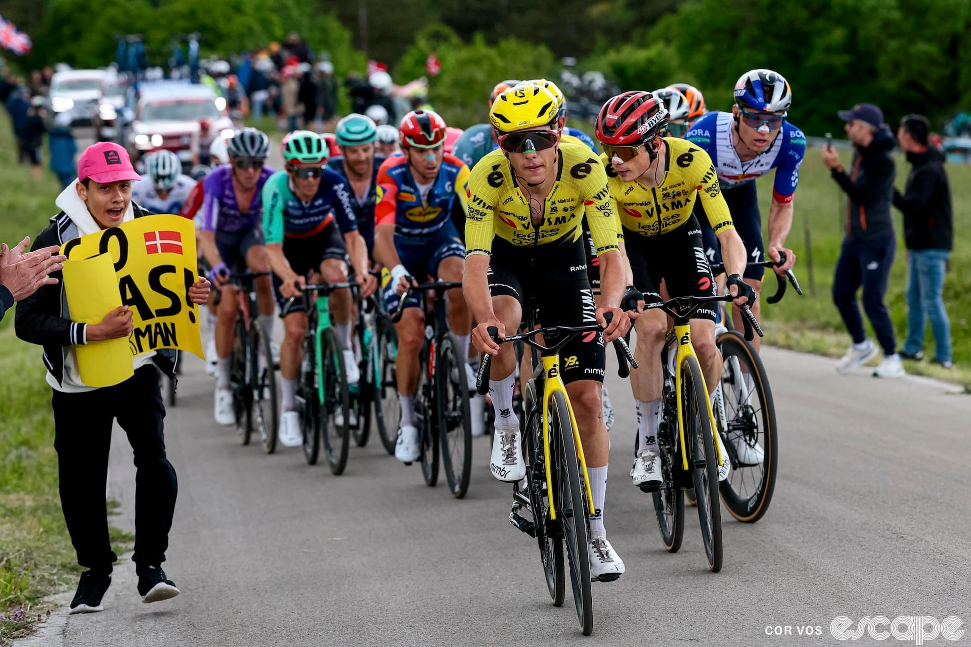 Visma unveils Tour lineup with Giro revelation Piganzoli replacing Van Aert