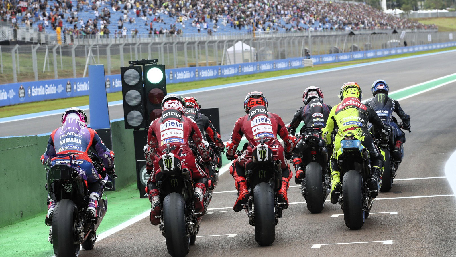 Pit lane, 2026 Brazilian MotoGP. 