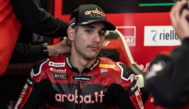 Iker Lecuona, 2026 Czech WorldSBK, pit box. Credit: Gold and Goose.