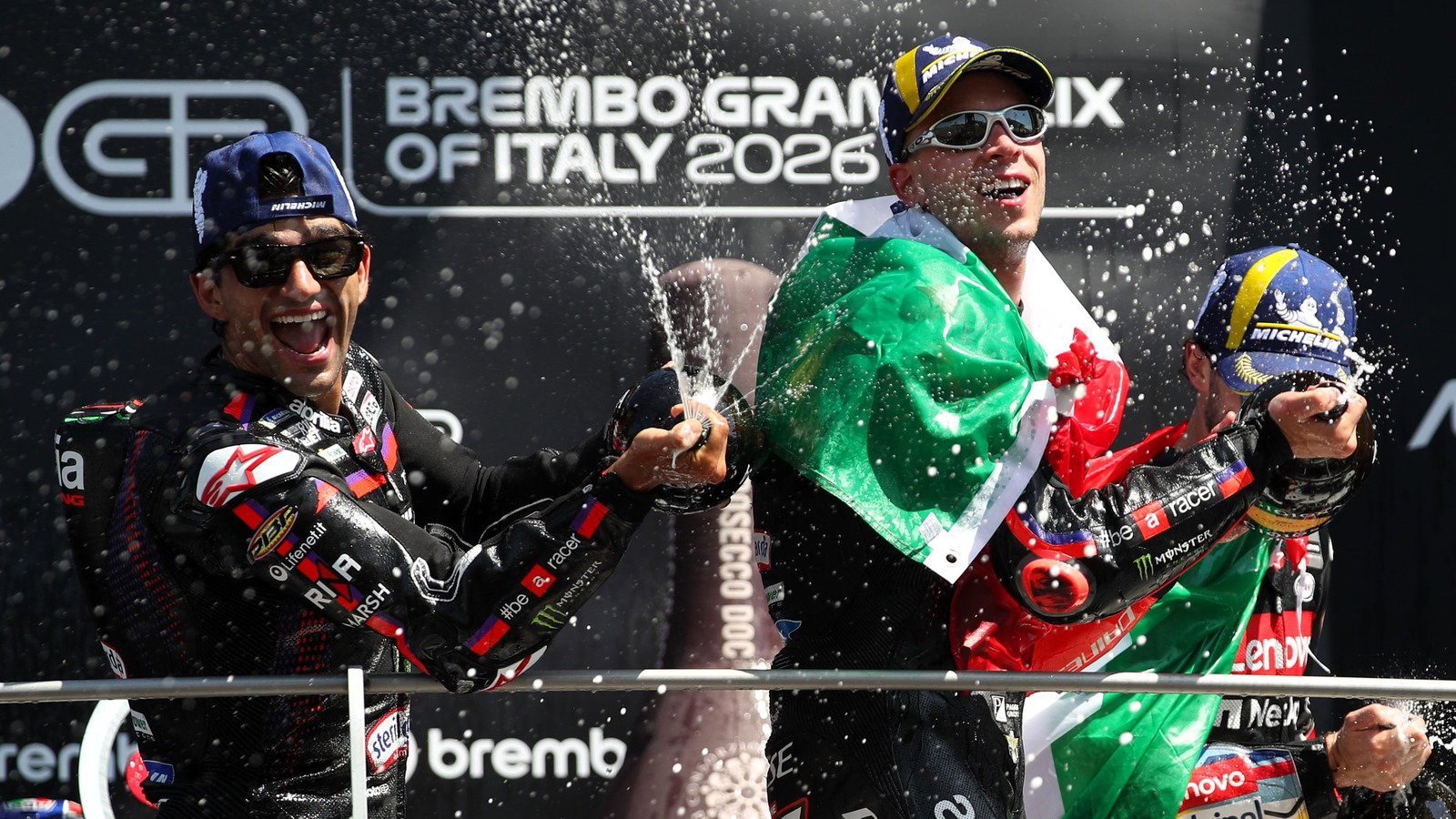 Marco Bezzecchi, Jorge Martin, 2026 Italian MotoGP.