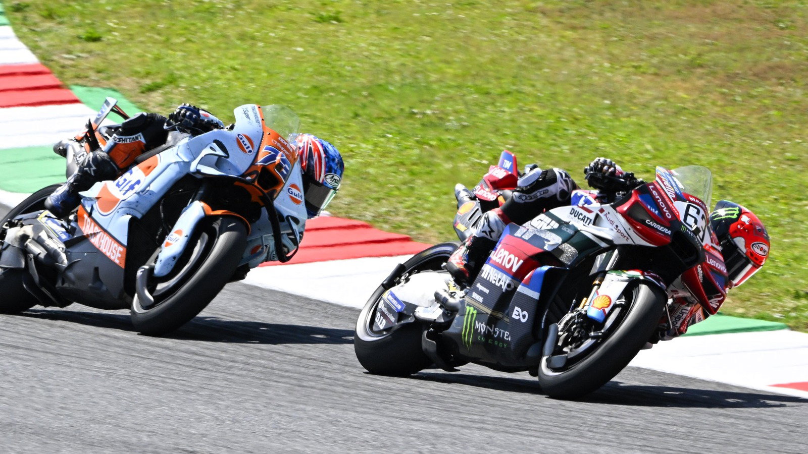 Ai Ogura, Pecco Bagnaia, 2026 Italian MotoGP.