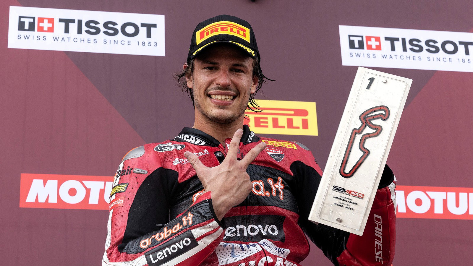 Nicolo Bulega, 2026 Aragon WorldSBK.