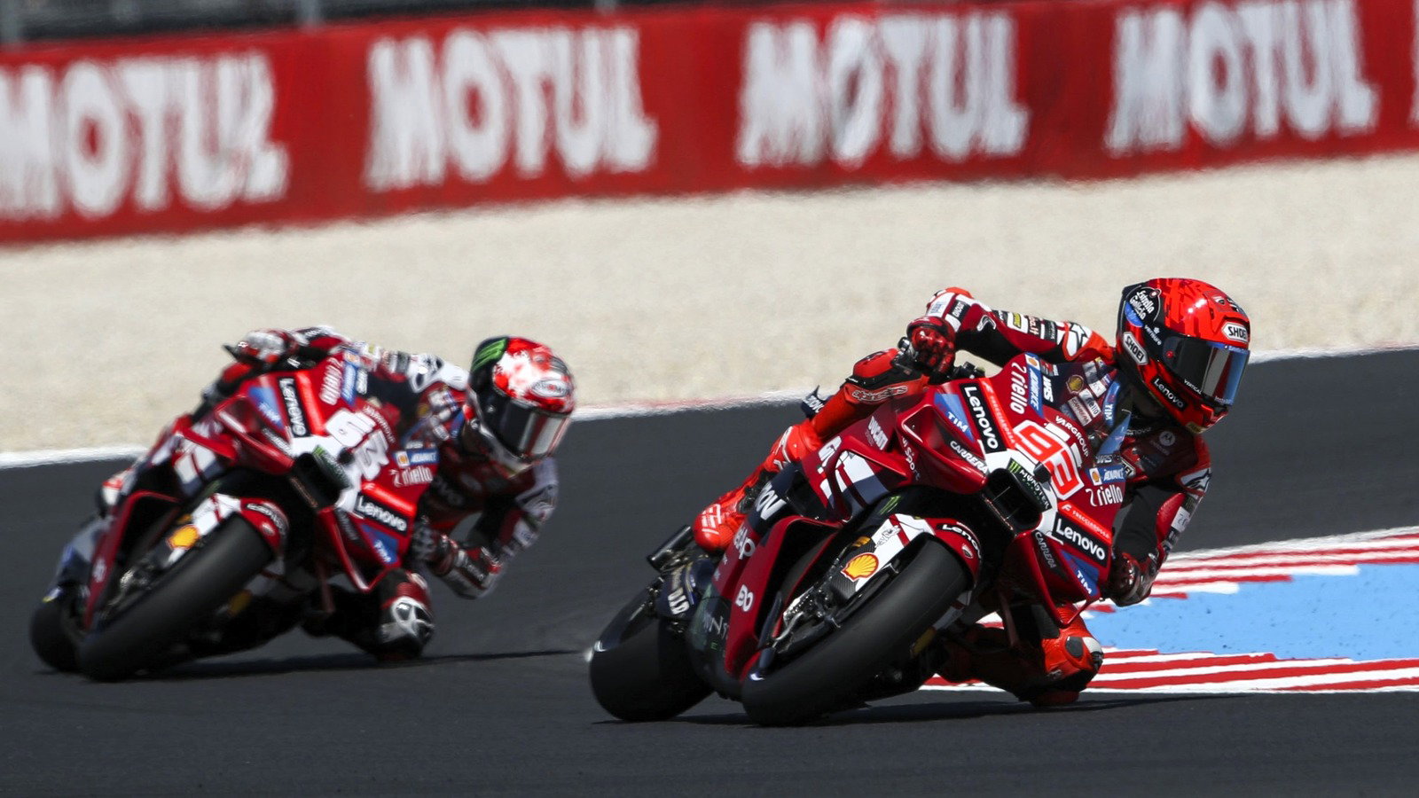 Marc Marquez, Pecco Bagnaia, 2026 Hungarian MotoGP. 