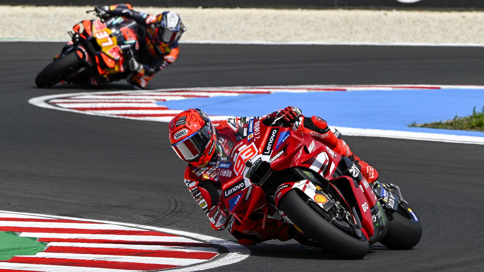 Marc Marquez, Pedro Acosta, 2026 Hungarian MotoGP. 