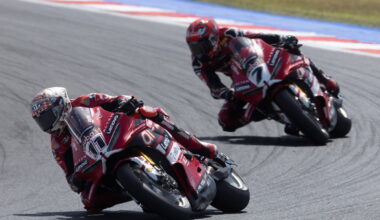 Nicolo Bulega, Iker Lecuona, 2026 Emilia-Romagna WorldSBK. Credit: Gold and Goose.