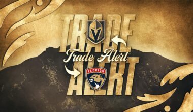 Golden Knights Acquire Third-Round Pick from Panthers for Akira Schmid