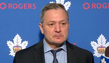 John Gruden on the officiating in the Marlies’ Game 3 loss to WBS: “They’re trying to protect the goalies, and they should… They said they would start taking one, but it just seems like it’s one of our guys, not one of theirs”