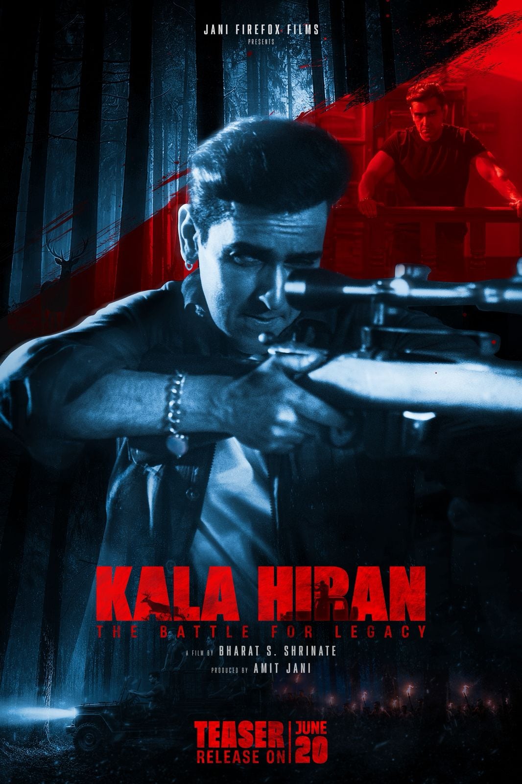 The Kala Hiran poster. The Kala Hiran poster.