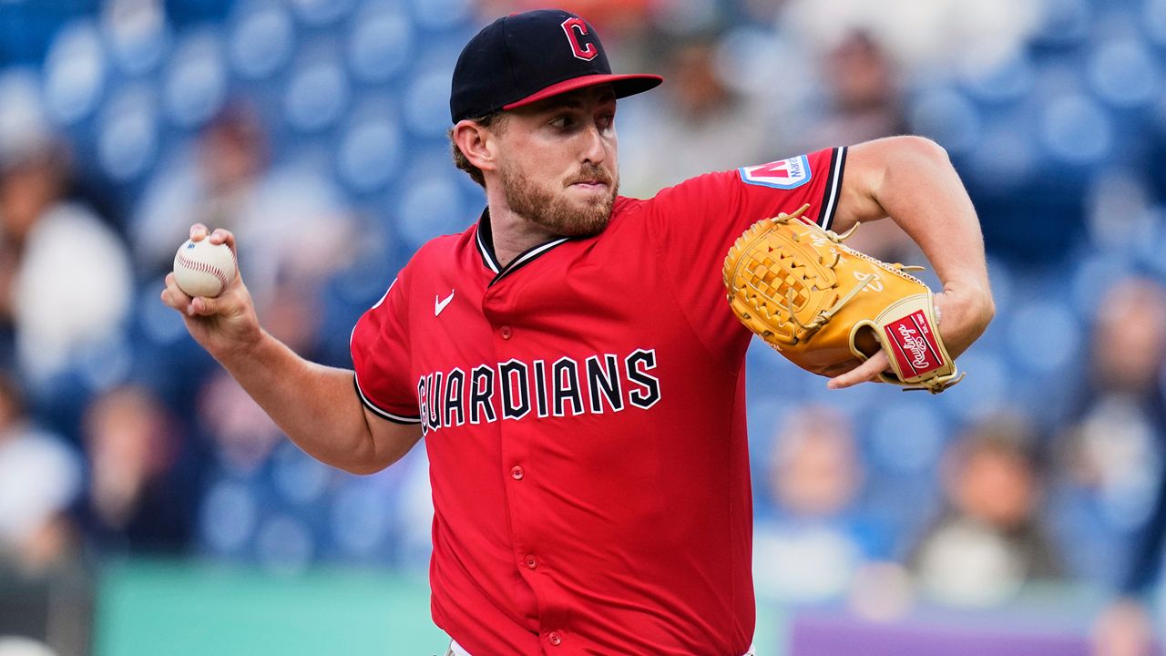 Tanner Bibee gets first win of season in 14th start, Guardians beat Rangers 6-0