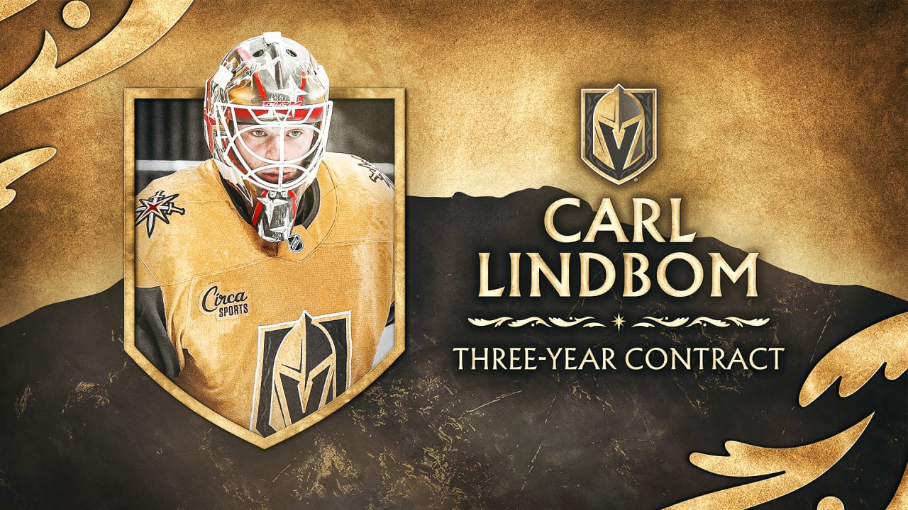 Golden Knights Sign Carl Lindbom to Three-Year Contract Extension