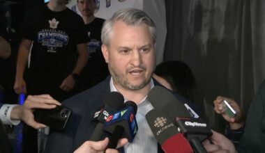 Ryan Hardy on wearing a Rodion Amirov jersey after the Marlies won the Calder Cup: “I hope his parents and sisters woke up in Russia and took a lot of pride that his memory will live here forever”