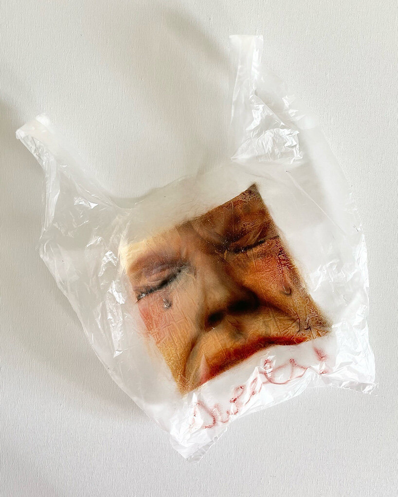 airbrushed onto paper towels, these fragile artworks explore memory and perception - 7