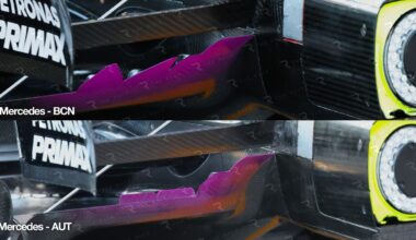 Mercedes changes diffuser after FIA and Ferrari intervention