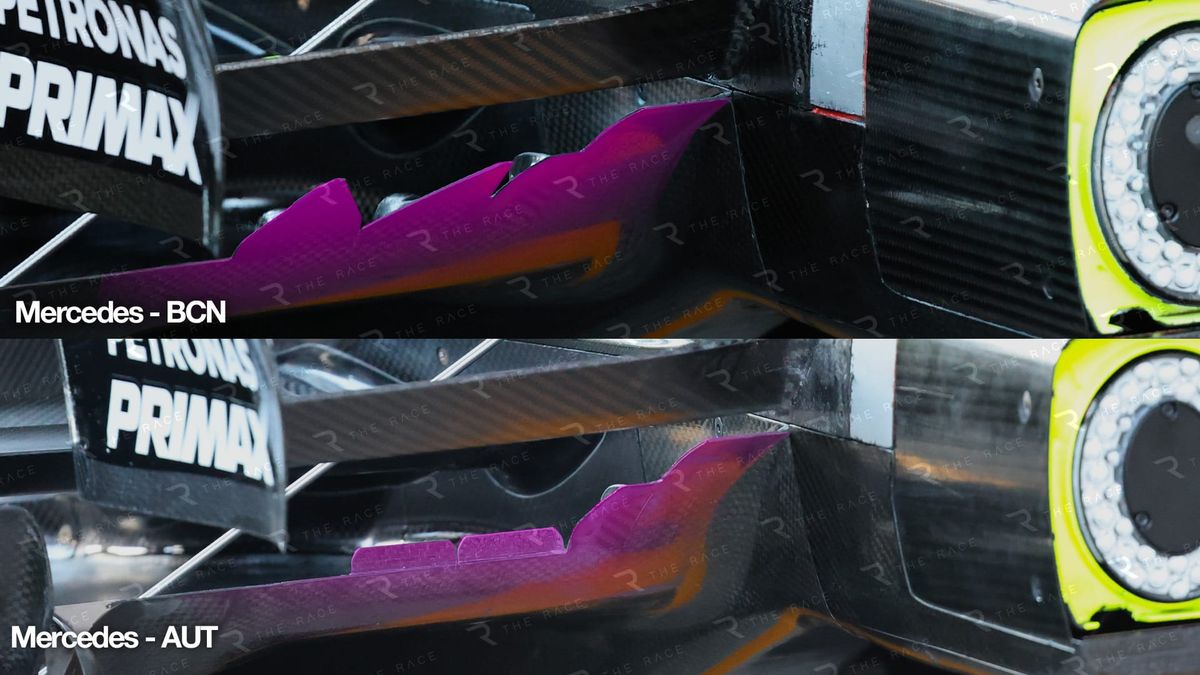 Mercedes changes diffuser after FIA and Ferrari intervention