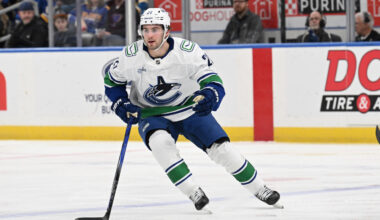 Canucks deal forward Nils Hoglander to Predators for third-round pick