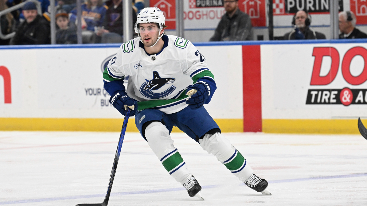 Canucks deal forward Nils Hoglander to Predators for third-round pick