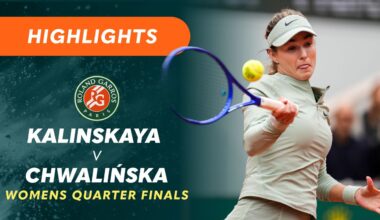 Watch Roland Garros - French Open Tennis - Season 2026 - Quarterfinals: Kalinskaya v Chwalińska | Highlights - 9Now