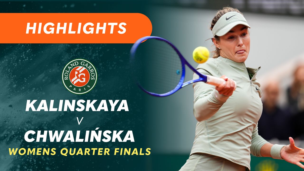 Watch Roland Garros - French Open Tennis - Season 2026 - Quarterfinals: Kalinskaya v Chwalińska | Highlights - 9Now