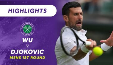 Watch Wimbledon Tennis - Season 2026 - Round 1: Yibing Wu v Novak Djokovic | Match Highlights - 9Now
