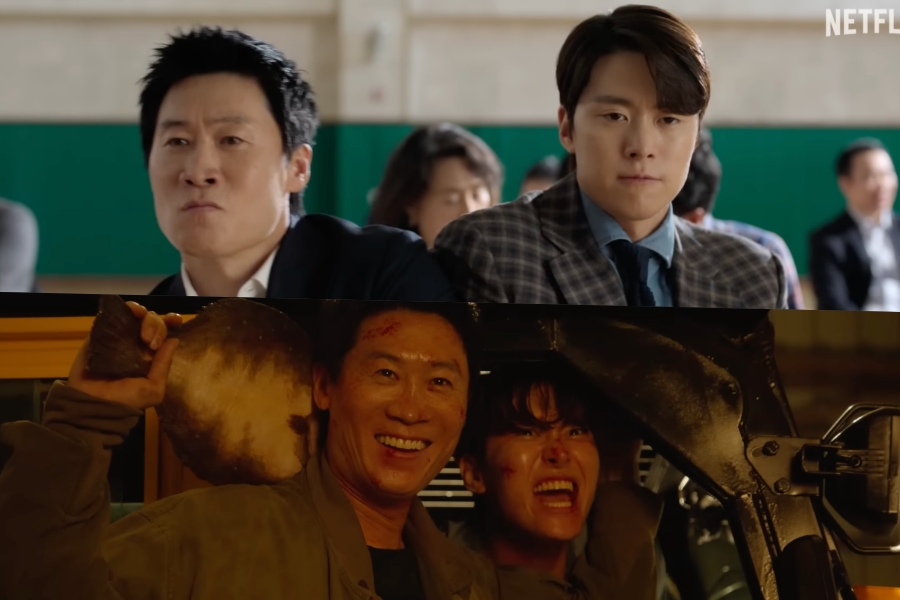 Watch: Kang Han Na’s Ex-Husband Jin Sun Kyu And Current Husband Gong Myoung Put Aside Their Rivalry To Save Her In “Husbands In Action”